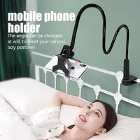 Support universel en plastique pour téléphone portable, flexible et réglable, à clipser pour lit et bureau, support de smartphone