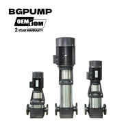 Pompa Sentrifugal Multistage Vertikal 2 4 Ton Pompa Booster Angkat Tinggi Mesin Pengolahan Air Skala Besar