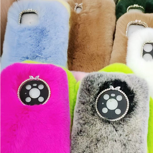 <span class=keywords><strong>Cover</strong></span> 3D con Diamanti e Pelliccia Calda per <span class=keywords><strong>Samsung</strong></span> J4 J6 J7 J8 Plus Prime C8 M10 <span class=keywords><strong>M23</strong></span> M30S M33 M52 M53 F22 F62, Custodia per Cellulare - Product Image 3