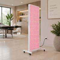 Panneau de luminothérapie LED infrarouge rouge 590 630 660 670 810 830 850 1060nm avec lentille à 30 degrés
