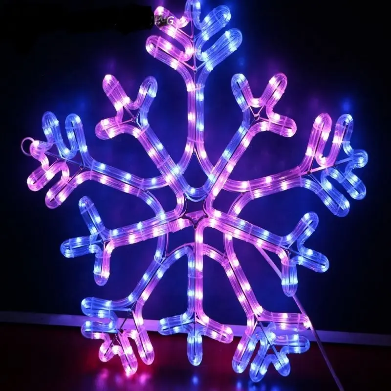 Evento di festa della luce della neve di caduta del motivo LED all'aperto impermeabile della decorazione 100cm IP65 di natale del giardino
