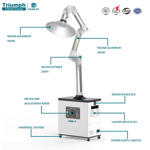 2024 di vendita calda bianco salone di bellezza moxibustione dispositivo di scarico del fumo attrezzature per la pulizia dell'aria - Product Image 2