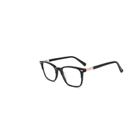 Monture de lunettes en acétate de haute qualité bloquant la lumière bleue, options multicolores, montures optiques de mode italienne pour le bureau et l'étude