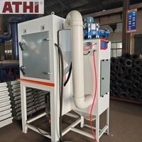 Cabine de sablage manuel ATHI |   Machine de sablage à pression 3 fois plus rapide avec moteur de polissage et moteur principal