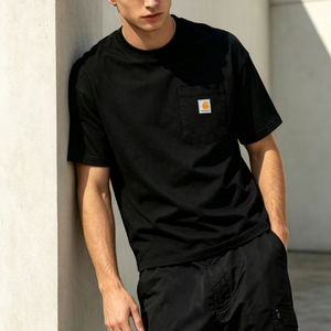 Camiseta de Verano para Hombre 2026 de Alta Calidad, 100% Algodón Pesado, Personalizada, Oversize, con Estampado Largo y Transpirable, con Logo Hartt - Product Image 4