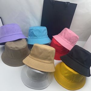 Chapeaux pour hommes de luxe de haute qualité designer 100% Nylon imperméable seau chapeau <span class=keywords><strong>bob</strong></span> chapeaux avec étiquette de logo personnalisée - Product Image 1