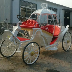 Carrozza Elettrica Stile Cenerentola, Romantica Carrozza a Forma di Zucca per Matrimoni - Product Image 6