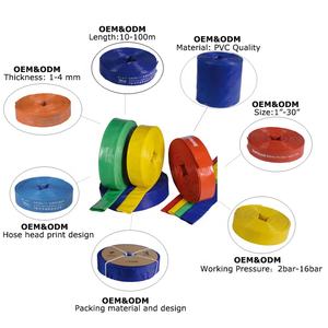 Grand diamètre 6 pouces 2bar PVC Layflat <span class=keywords><strong>tuyau</strong></span> <span class=keywords><strong>de</strong></span> décharge <span class=keywords><strong>de</strong></span> livraison d'eau - Product Image 5