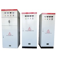 Tableau de distribution d'énergie triphasé 380V IP54 personnalisable, panneau de commande électrique sur pied pour infrastructure commerciale