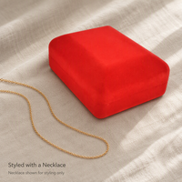 Boîte à bijoux rectangulaire en velours floqué, personnalisable avec logo, pour bagues, boucles d'oreilles, bracelets - Vente en gros et au détail