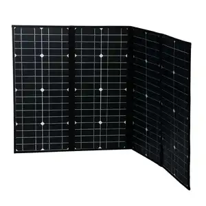 Panel surya Mono dapat dilipat 115w daya naik untuk Rv Camping Tragbare Solarpaneele panel pembangkit listrik fotovoltaik