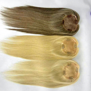 Cheveux Remy Européens de Qualité Supérieure, Toupet pour Femmes, Cheveux Vierges de Haute Qualité, Base en Soie, Fermeture, Toupet 130% de Densité, Cheveux Humains - Product Image 1
