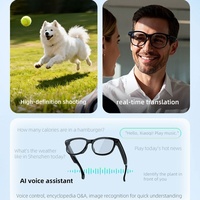Nouvelles lunettes intelligentes IA transfrontalières avec caméra 8MP, capture photo/vidéo, reconnaissance d'objets par IA, traduction, longue autonomie et commande vocale