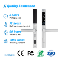 Serrure intelligente Vertexis Tuya WiFi avec empreinte digitale, contrôle à distance par application, étanche IP65, serrure électronique pour la maison