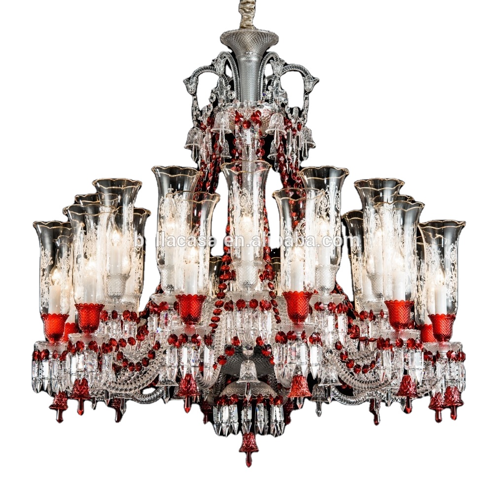 luxury Crystal Flat Chandelier Banquet Decoration