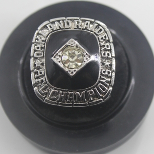 Bague de champion des Auckland Raiders 1967 en alliage plaqué argent 925, unisexe, style hip-hop rock, géométrique, avec strass en cristal de laboratoire, pour les fans - Product Image 5