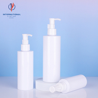 Flacon vide en plastique blanc avec pompe distributrice 100ml-300ml pour emballage cosmétique de nettoyant visage, crème et lotion – Vente en gros