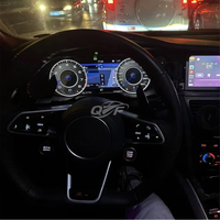 Pour Audi Q3 : Tableau de bord LCD de rechange avec conception Plug and Play, affichage du compteur de vitesse et des données de conduite