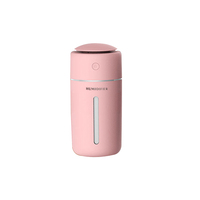 Humidificateur d'air portable USB Cleantrust pour voiture, mini humidificateur ultrasonique à brume froide pour le visage, avec bouteille pour ajouter de l'eau