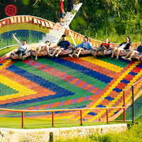 Toboggan Arc-en-ciel pour Enfants, Jeu de Plein Air pour Famille, Parfait pour les Parcs d'Attractions, Résistant aux Intempéries, Facile à Installer