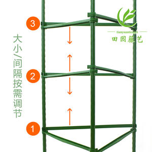 Tianyuantengyi - Soporte para Plantas con Rejilla para Flores, Rectangular, Recubierto de PVC, de Plástico, para Suelo, Fácil de Montar - Product Image 1