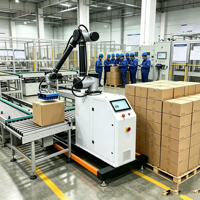 Robot collaboratif automatique de colonne pour ensachage de ciment et fabrication de blocs, bras de machine pour la Chine, meilleure machine à charge utile pour l'industrie alimentaire