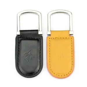 Wholesale Factory Custom Personalised Leather Keychain Keychain Accessories Luxury Light Keychain