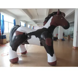 Caballo inflable de PVC de calidad personalizada, precio de fábrica, a la venta