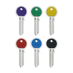 Locksmiths Supplies 2Mm Thick Home Locks Keys Blank Brass Metal Colorful Ul050 Blank Key