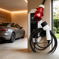 Neues Tragbares Reise-EV-Ladegerät 3,5kW 7kW Typ 2 IP54 Wetterfest 2,8 Zoll Display für Kofferraum TA-AC-B3-H