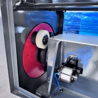 Machine de décapage de rouille à bande abrasive automatique haute efficacité pour le polissage intensif des surfaces de tuyaux et tubes métalliques