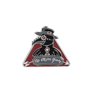 Plague Doctor Beak Series Pin Insignia <span class=keywords><strong>de</strong></span> metal Anti-Exposición para hebilla Digital para oración <span class=keywords><strong>de</strong></span> <span class=keywords><strong>Año</strong></span> Nuevo chino Broche <span class=keywords><strong>de</strong></span> cuervo Punk creativo - Product Image 6