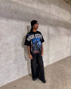 Camisetas Negras para Hombre con Brillo, 280 GSM, Algodón Peinado Airlume, Oversize, Listas para DTG, 100% Algodón, con Pegatinas y Marca - Product Image 5