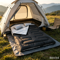 Saco de Dormir Tipo Sobre Cómodo para Adultos, Ecológico, Resistente al Viento, Portátil, para Acampar, Hacer Senderismo y Viajar al Aire Libre en Todas las Estaciones