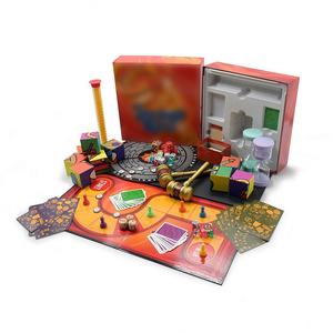 Fabricant de jeux de société en carton imprimé sur mesure en gros pour les familles et les enfants, jeu de table portable <span class=keywords><strong>Monopoly</strong></span> Ludo pour adultes - Product Image 4