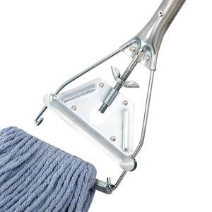 Yiheng MSJST-006 personnalisé spirale pince en métal cire glisser bande étroite fil de coton vadrouille à quatre côtés essorage poteau en aluminium - Product Image 4