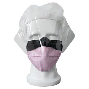 Maschera facciale ospedaliera maschera facciale chirurgica medica Anti-abbagliamento in tessuto usa e getta con visiera per chirurgo