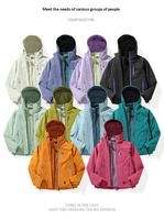 Veste Softshell d'extérieur personnalisée légère, résistante à l'eau, imperméable, coupe-vent, pour la course à pied et la randonnée, homme/femme, en nylon Ripstop, à capuche, fermeture frontale