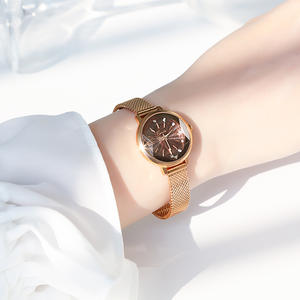 Luxury Starry Quartz <b>Watch</b> <b>for</b> Elegant <b>Women</b> with Stainless Steel <b>Bracelet</b> - Product Image 1