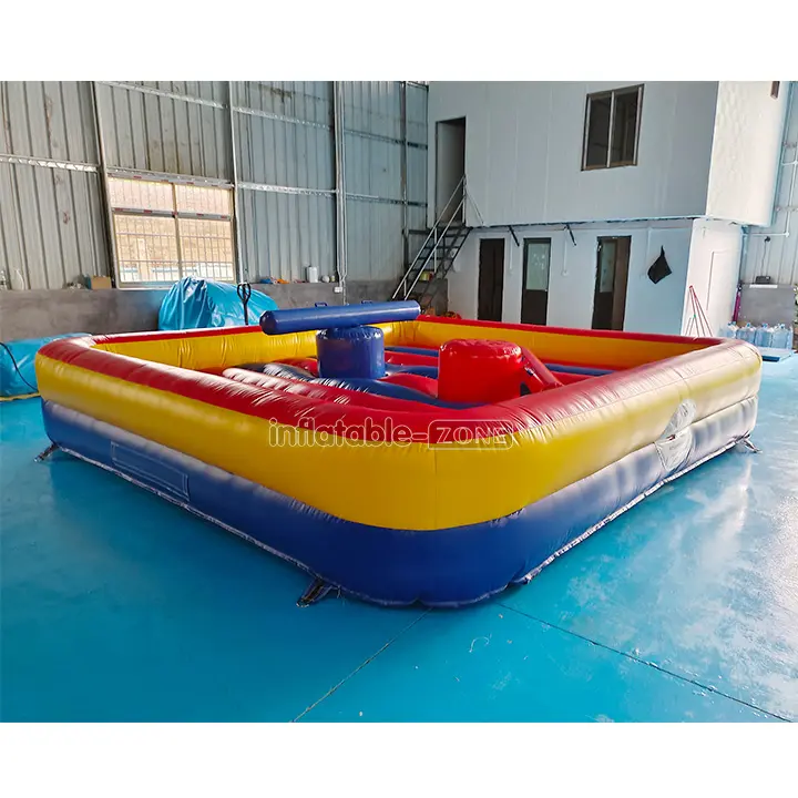 inflatable gladiator jousting arena fighting game, inflatable jousting arena sticks toys