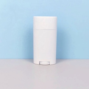 บรรจุภัณฑ์ขวดพลาสติกรูปไข่สำหรับเครื่องสำอางขนาด 75 กรัม แบบเปล่า สำหรับใส่ผลิตภัณฑ์ระงับกลิ่นกายแบบแท่ง - Product Image 1