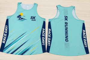 Débardeur de course personnalisé pour marathon 5K, maillot de sport, tenue d'événement avec numéro de course - Product Image 2