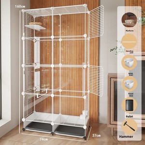 Gabbia per Uccelli Grande in Metallo Solido, Villa di Lusso per Pappagalli, Impermeabile, Nuova, Speciale per Piccoli Passeri e Storni - Product Image 6