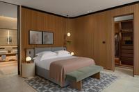 Ensemble de mobilier de chambre d'hôtel moderne de luxe pour projets hôteliers 5 étoiles, fabricant de solutions FF&E personnalisées complètes