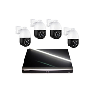 SZGOING sistem kamera keamanan CCTV, kamera keamanan CCTV luar ruangan kualitas tinggi 12MP pelacakan otomatis PTZ dengan POE NVR penyimpanan Data deteksi wajah AI