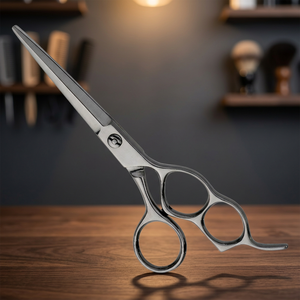 Tijeras de Peluquería Profesionales ASAP de Acero Inoxidable, Curvas, para Corte Fino y Entresacado, con 3 Anillos - Product Image 3