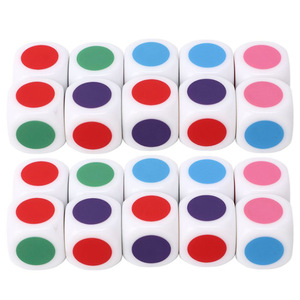 หมายเลข16อุปกรณ์การศึกษาการพิมพ์สีลูกเต๋าการพิมพ์หน้าจอสีลูกเต๋าเครื่องช่วยสอนลูกเต๋าตะแกรงลูกเต๋ามีสีในแต่ละด้าน - Product Image 1