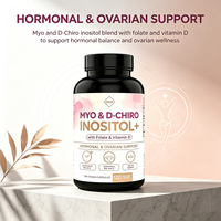 OEM 40:1 Myo D-Chiro Inositol Antioxydant Vitamines en Capsules 120 Comprimés Folate Vitamine D Équilibre Hormonal Ovarien Quotidien Oral pour Femmes