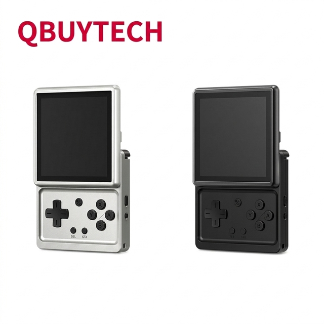 ANBERNIC RG Rotate Rotatable Flip Android Handheld Console, Compact Mini Retro Game Player Durable Metal Frame Retro Gaming