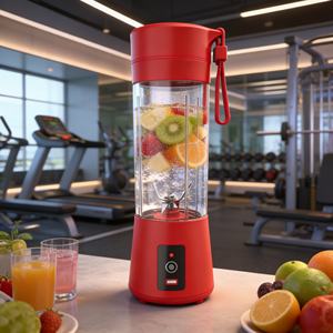 Licuadora Portátil 5 en 1, Picadora, 400 ml, Resistente, Libre de BPA, Alimentación USB/Batería, 1 Velocidad, Procesador de Alimentos para Bebés, Hotel - Product Image 4